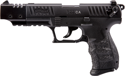 WALTHER P22 CA TARGET 22LR 5" - 10-SHOT BLACK POLYMER THREADED